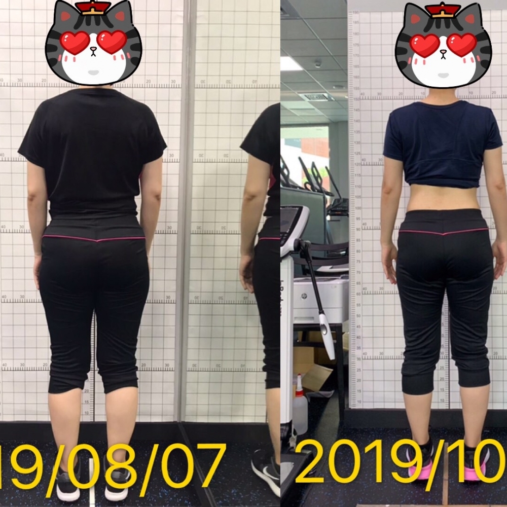 學員 小姐姐2個月瘦 4.6KG的官方成果原圖 3